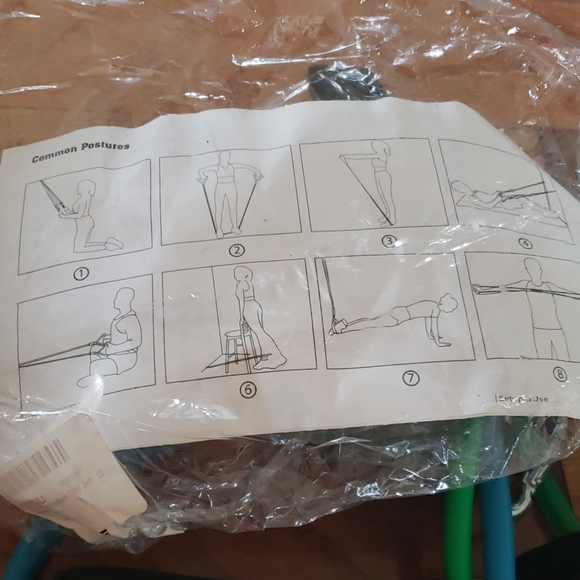 Resistence exercise bands Beand new in a bag - Picture 3 of 3